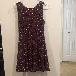 Forever 21 maroon skater dress